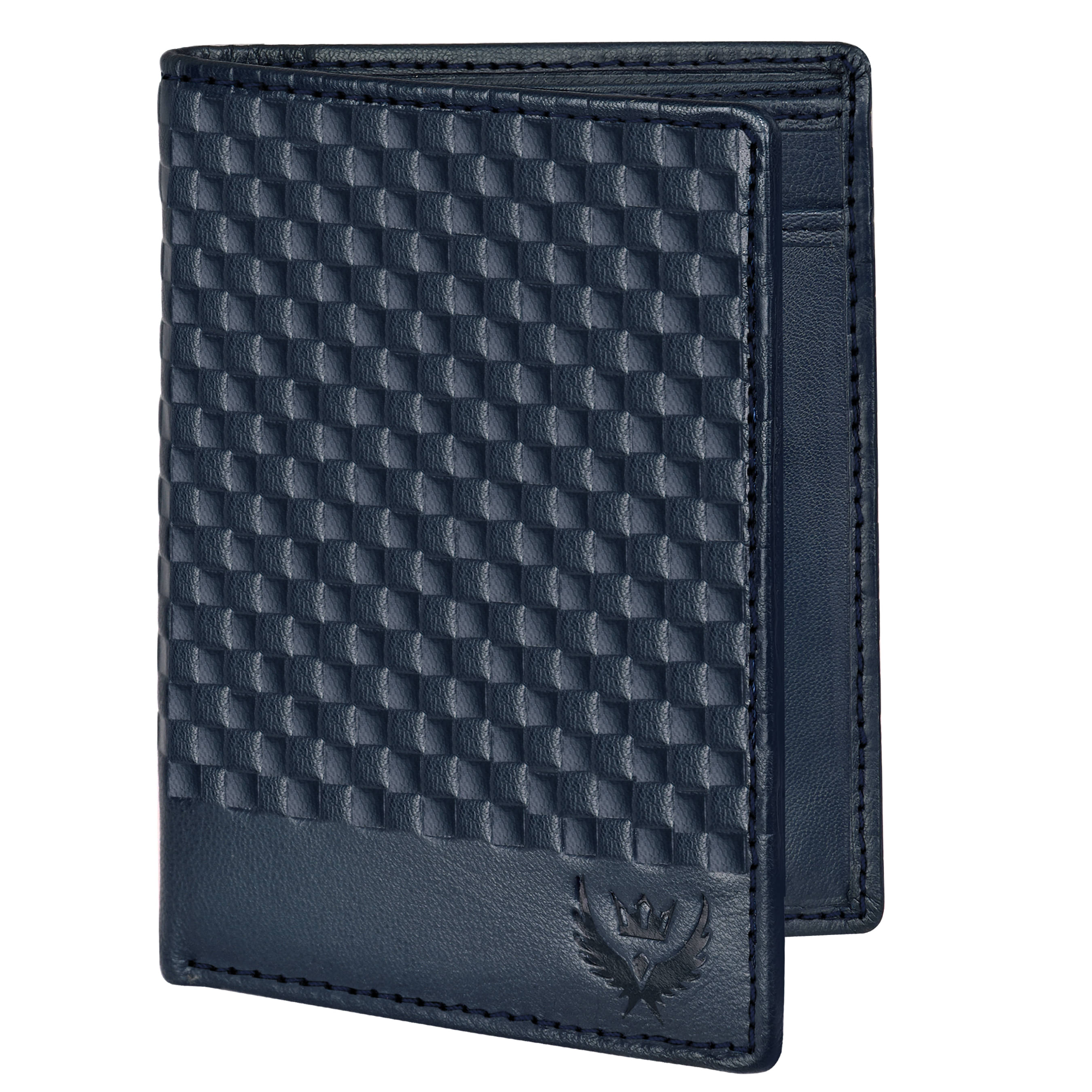     			Lorenz Blue 100% Leather Men's RFID Wallet ( Pack of 1 )