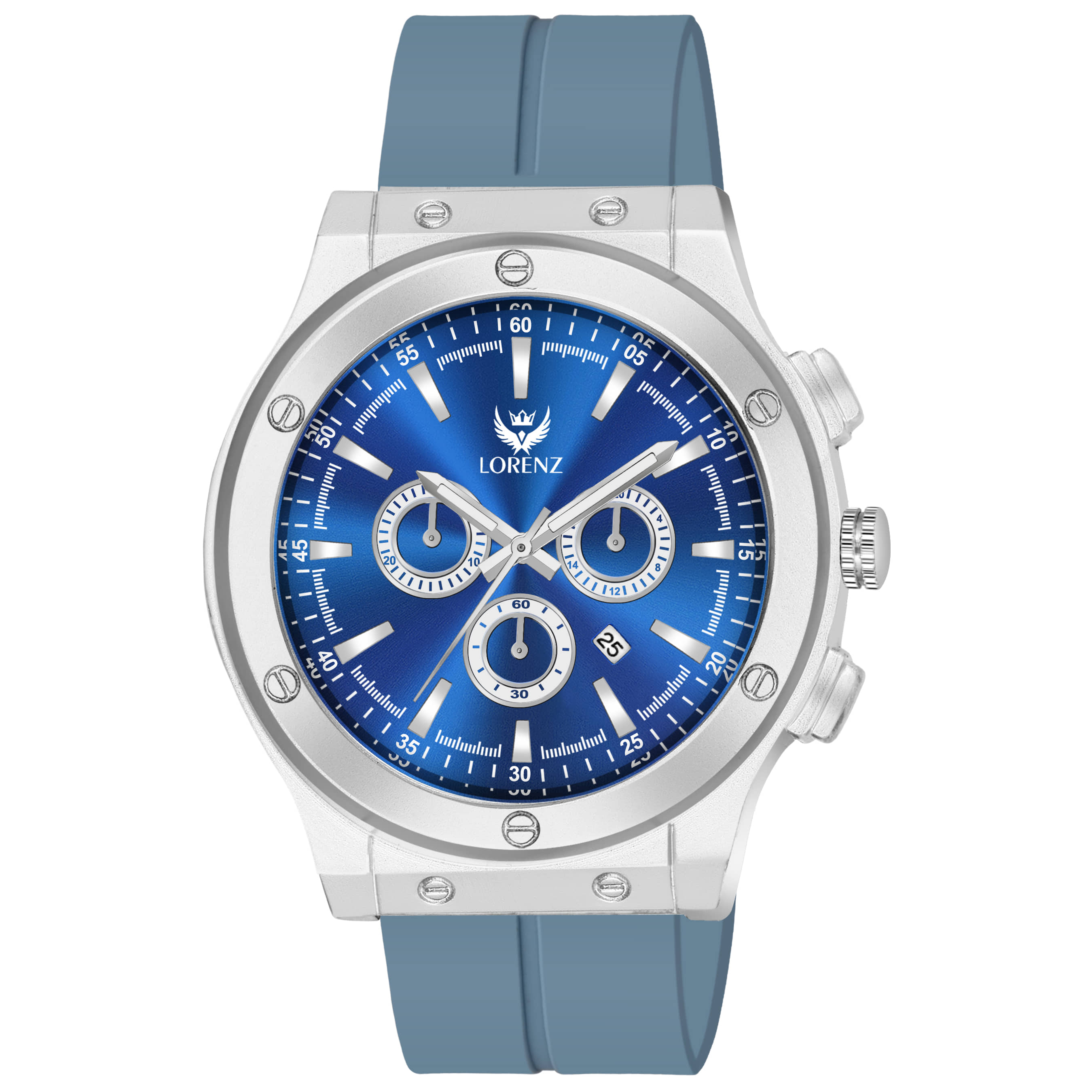 Lorenz Blue Silicon Analog Men's Watch