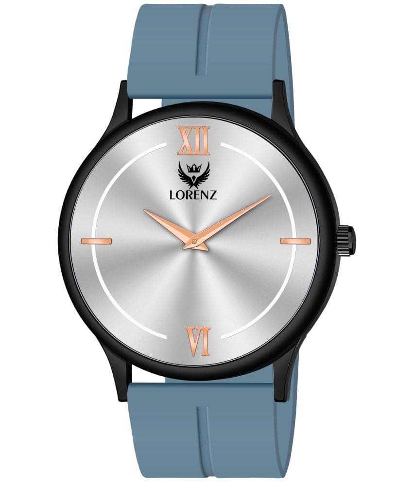     			Lorenz Blue Silicon Analog Men's Watch