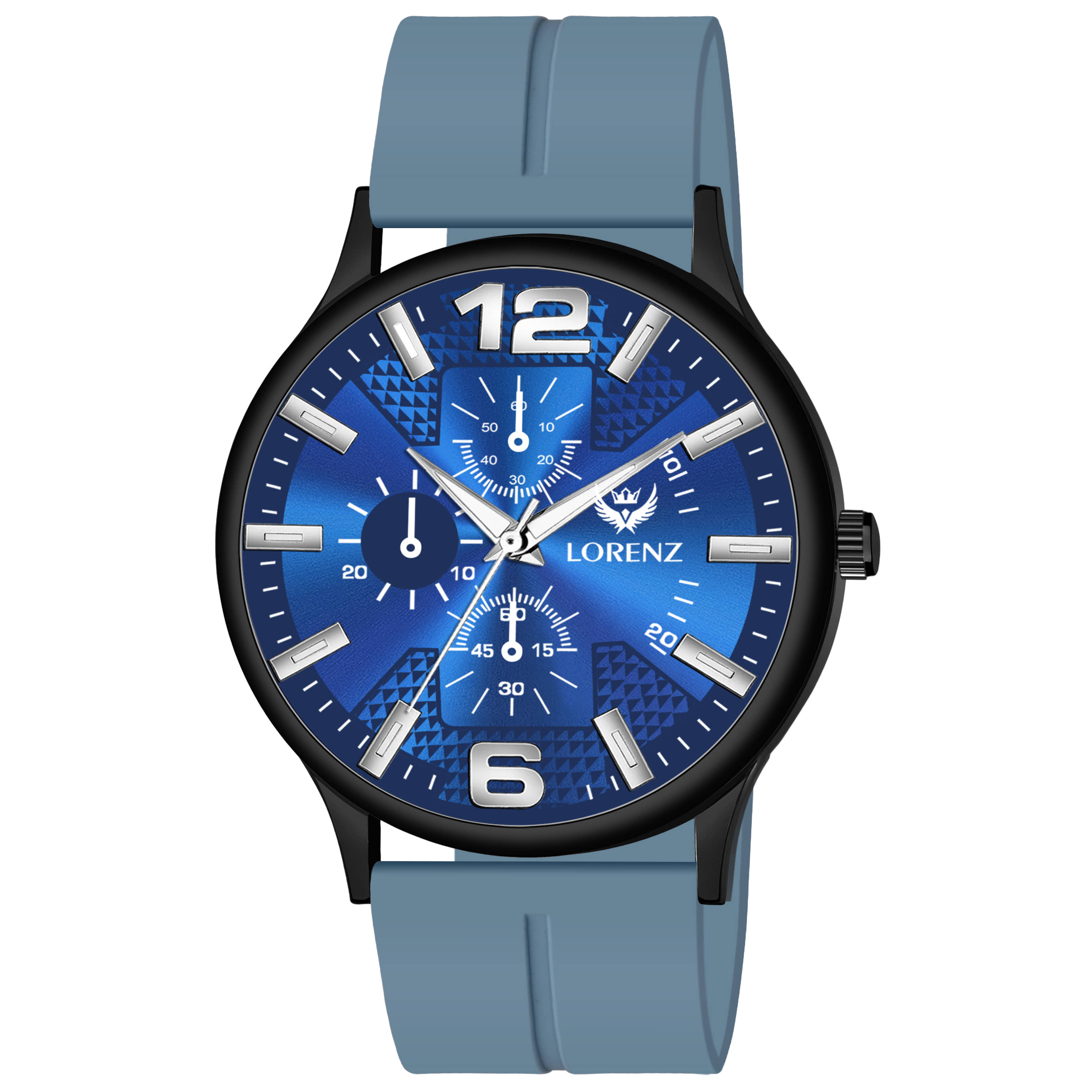Lorenz Blue Silicon Analog Men's Watch