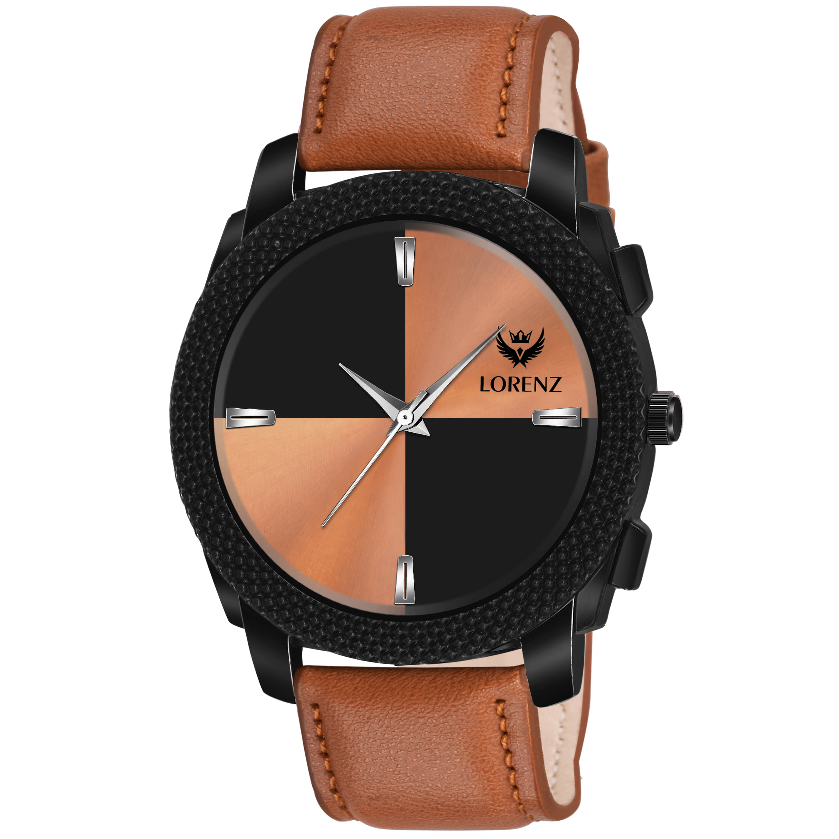     			Lorenz Brown Leather Analog Men's Watch