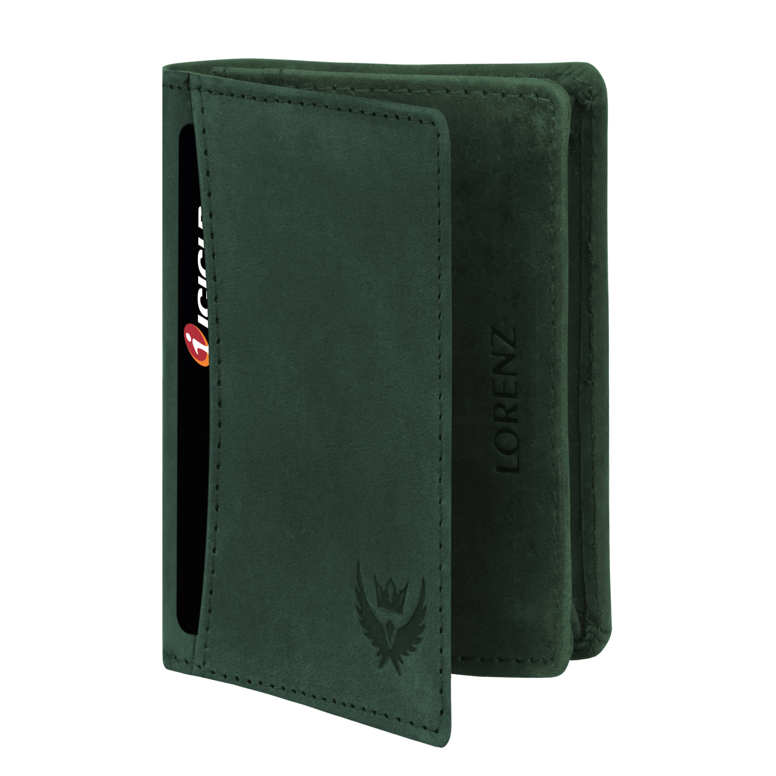 Lorenz Green 100% Leather Men's RFID Wallet ( Pack of 1 ) - Handbags | Buy online on ZillyBuy