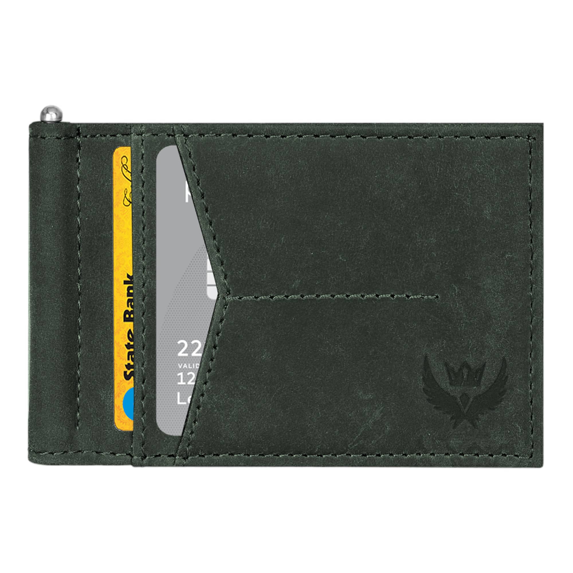 Lorenz Green 100% Leather Men's Money Clipper ( Pack of 1 ) - Handbags | Buy online on ZillyBuy