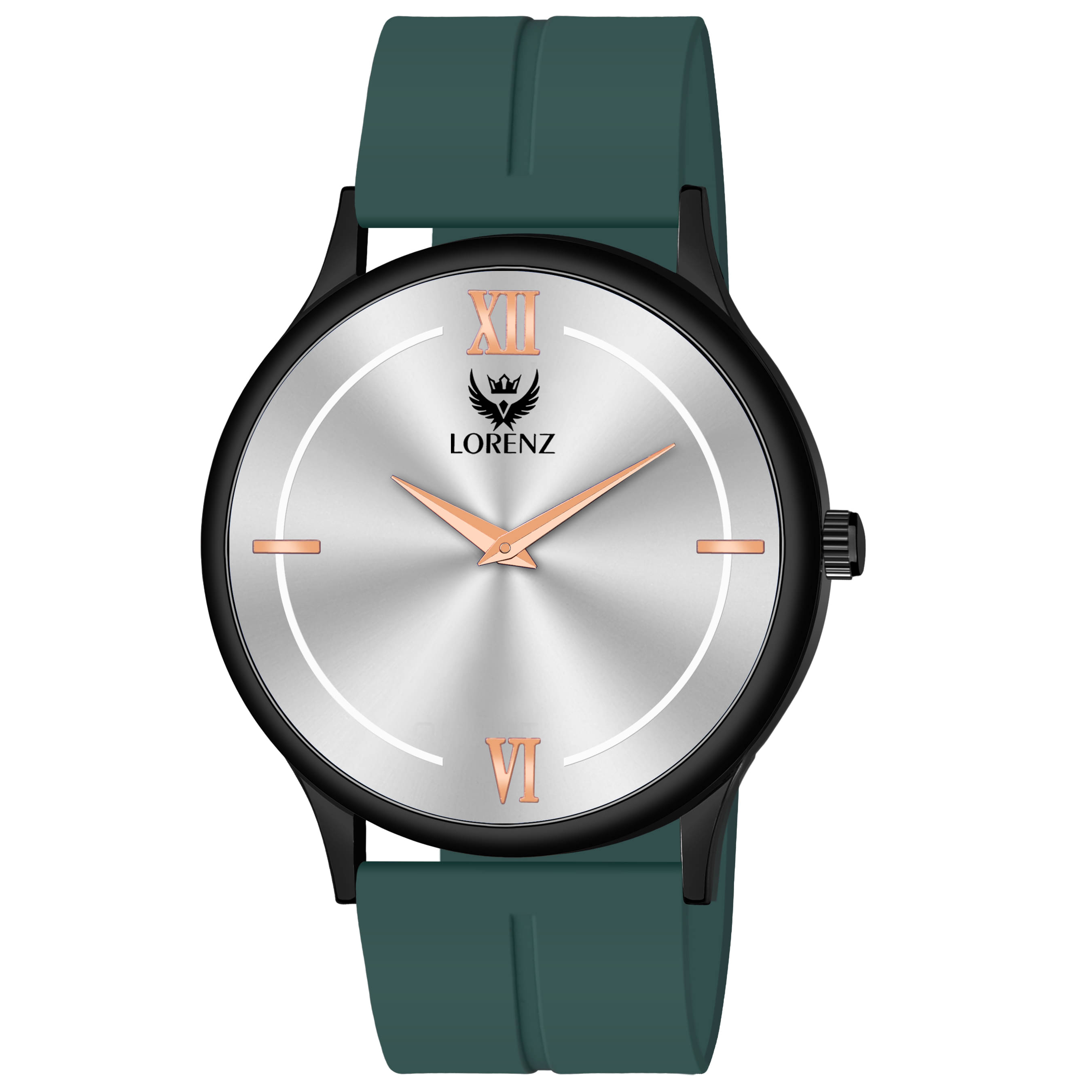     			Lorenz Green Silicon Analog Men's Watch