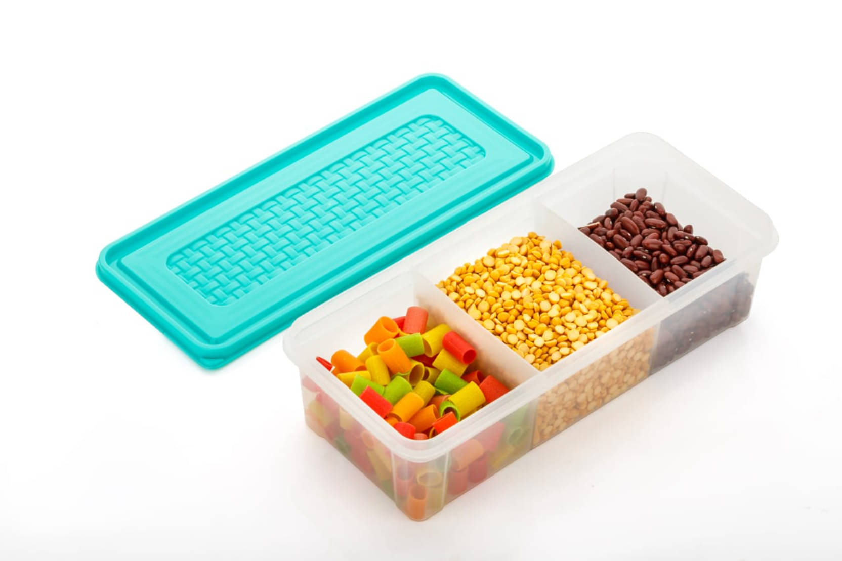     			MAGICSPOON Grocery Container Polyproplene Turquoise Spice Container ( Set of 1 )