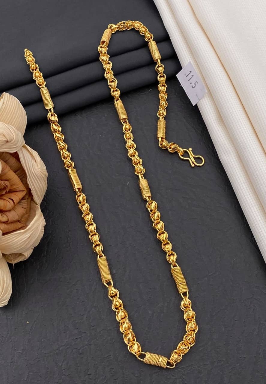 MGSV Gold Plated Brass Chain ( Pack of 1 )