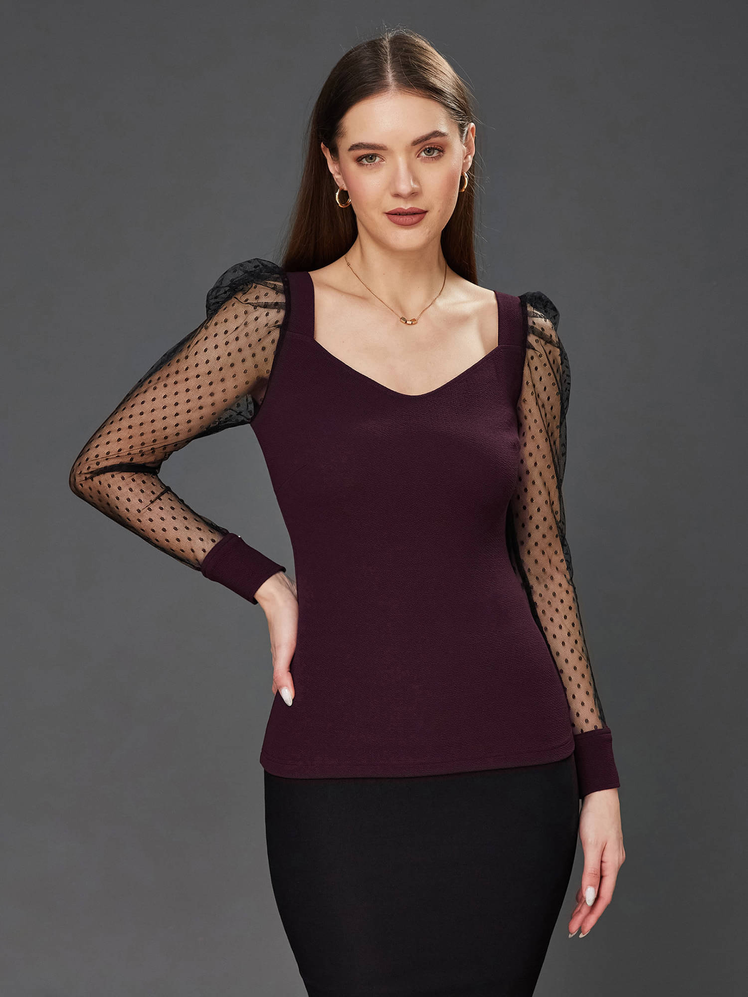     			Miss Chase Women's Polyester Regular Top ( Multi Color )