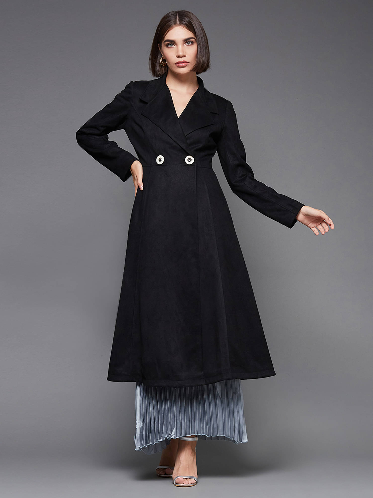     			Miss Chase - Polyester Black Jackets