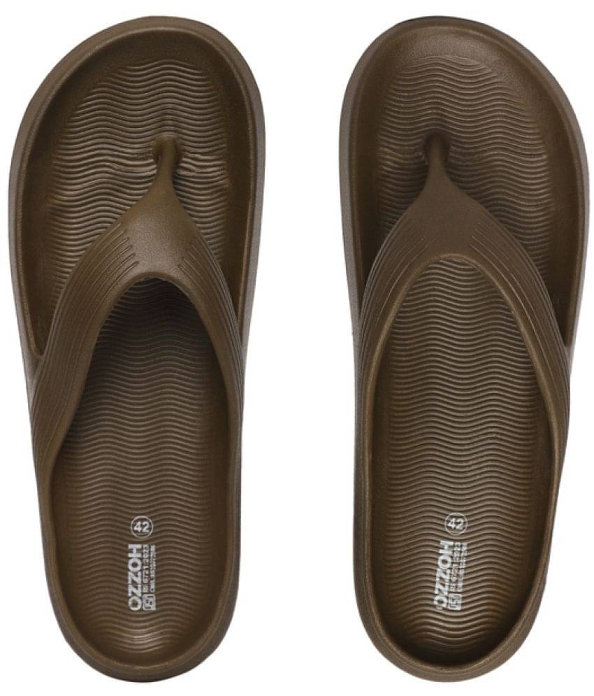     			OZZOH Khaki Men's Daily Slipper
