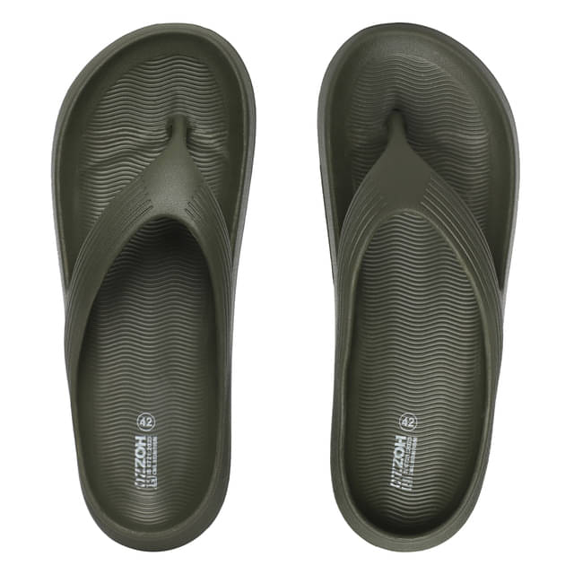     			OZZOH Olive Men's Daily Slipper