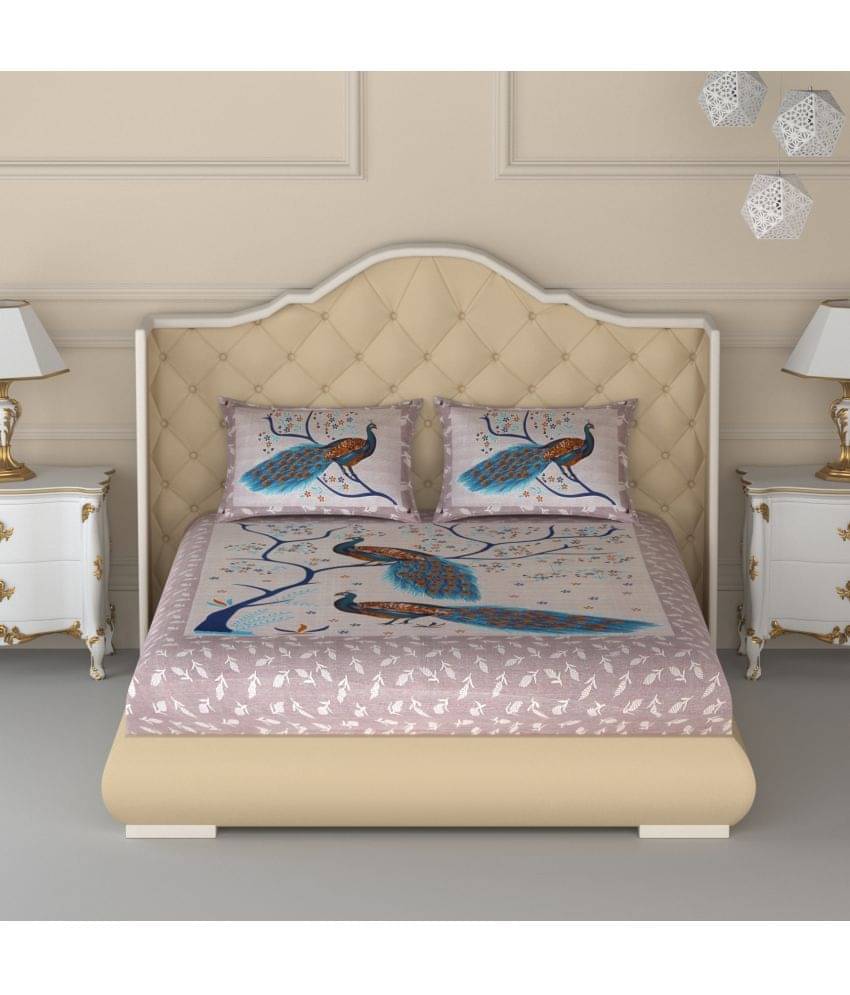 Poorak Cotton 1 Double Bedsheet with 2 Pillow Covers ( Blue ) Poorak Cotton 1 Double Bedsheet with 2 Pillow Covers ( Blue )