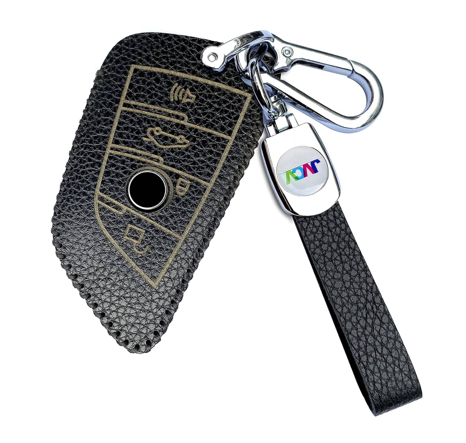 Soft Handmade Lychee Pattern Leather Key Cover Compatible with BMW Blade 3/4 Button Smart Key Soft Handmade Lychee Pattern Leather Key Cover Compatible with BMW Blade 3/4 Button Smart Key