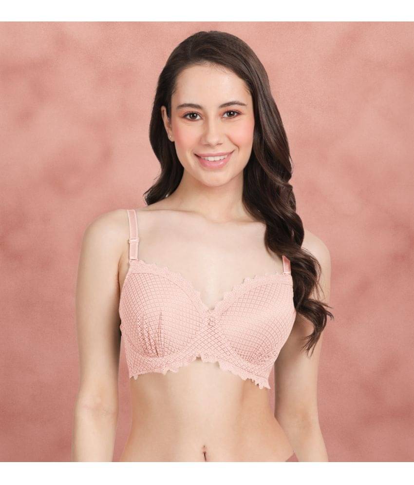 Susie Lace Women's Push Up Bra ( Orange ) S085-BabyPink     			Susie Lace Women's Push Up Bra ( Orange ) S085-BabyPink