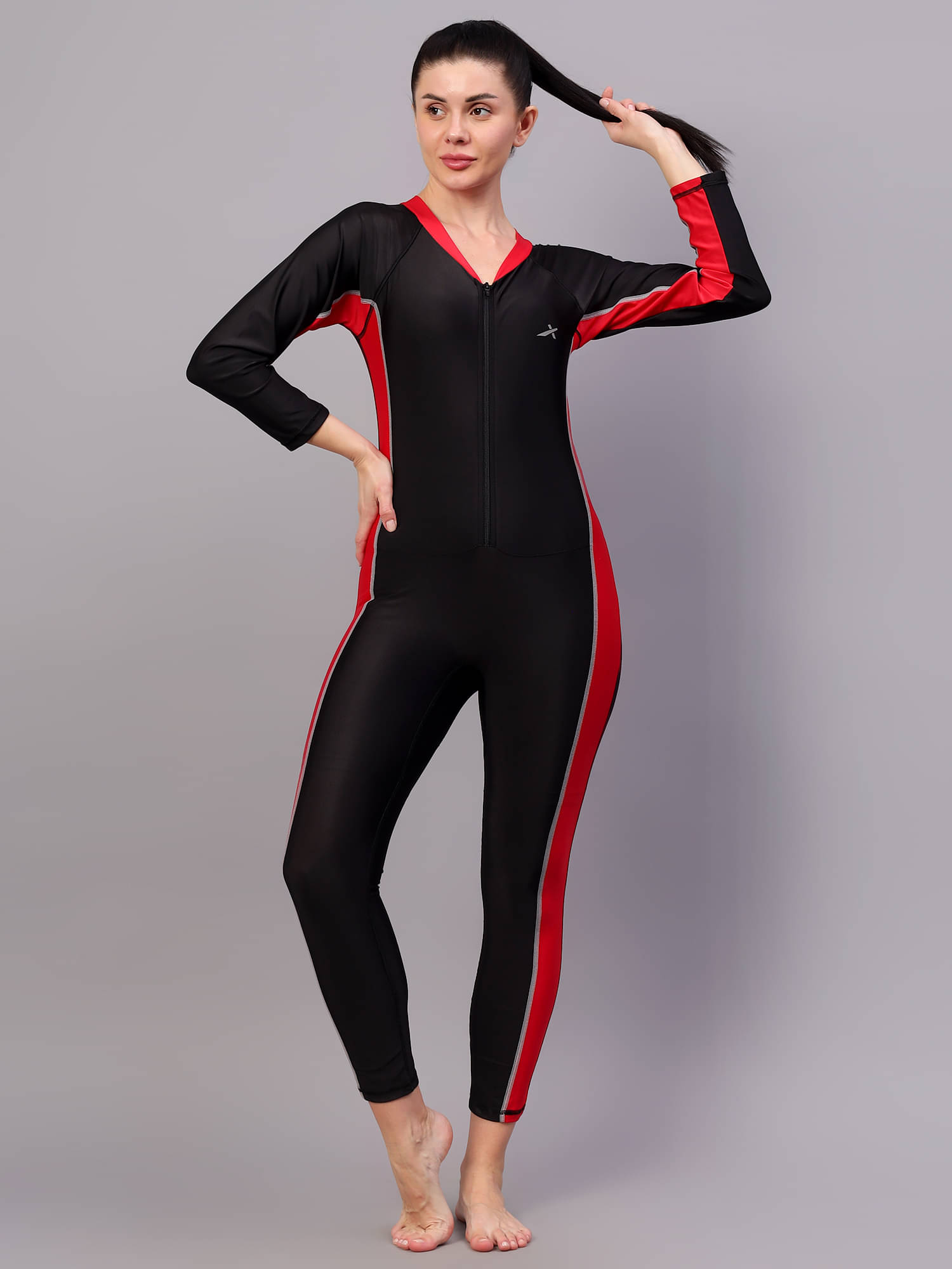 Vector X Black Wetsuit Swimming Costume     			Vector X Black Wetsuit Swimming Costume