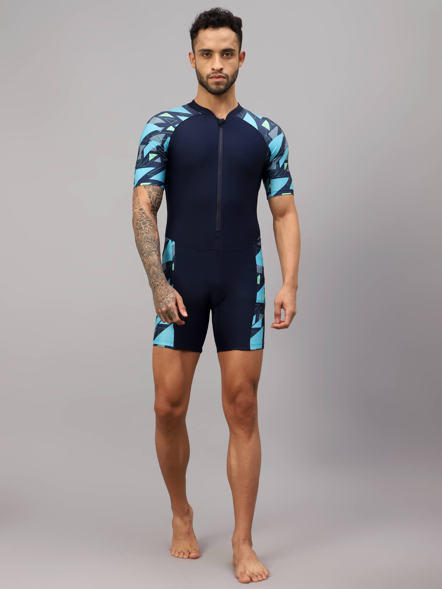 Vector X Blue Wetsuit Swimming Costume     			Vector X Blue Wetsuit Swimming Costume