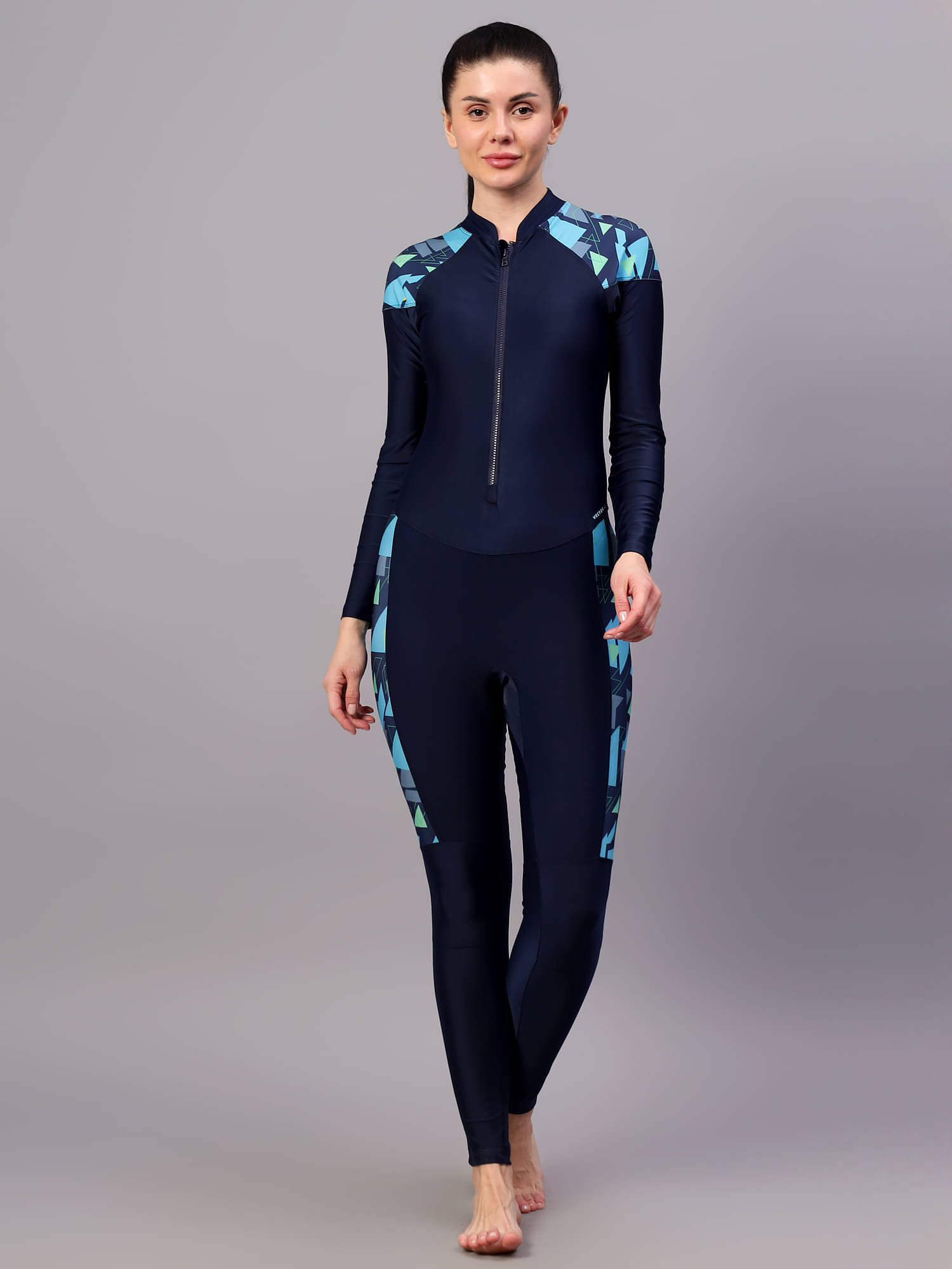 Vector X Blue Wetsuit Swimming Costume     			Vector X Blue Wetsuit Swimming Costume