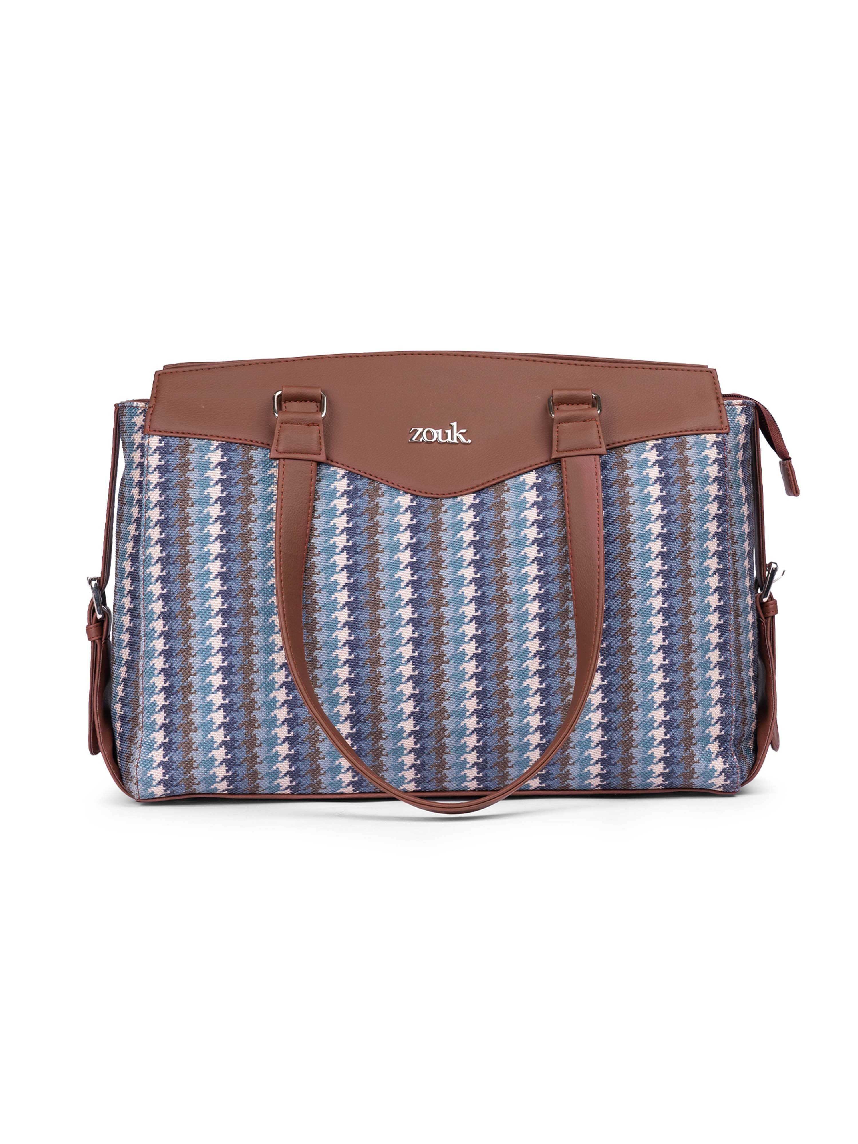     			Zouk Shoulder Bag Jute Set of 1 ( Multicolor )