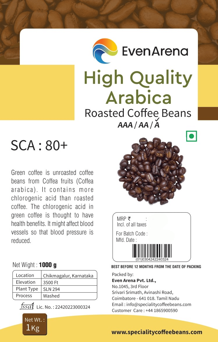     			evenare Coffee Beans 1 kg
