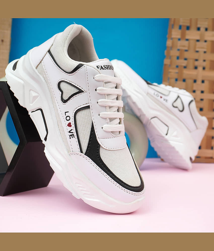 suson White Women's Sneakers - Casual Shoes | Buy online on ZillyBuy