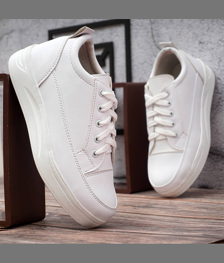 suson White Women's Sneakers - Casual Shoes | Buy online on ZillyBuy