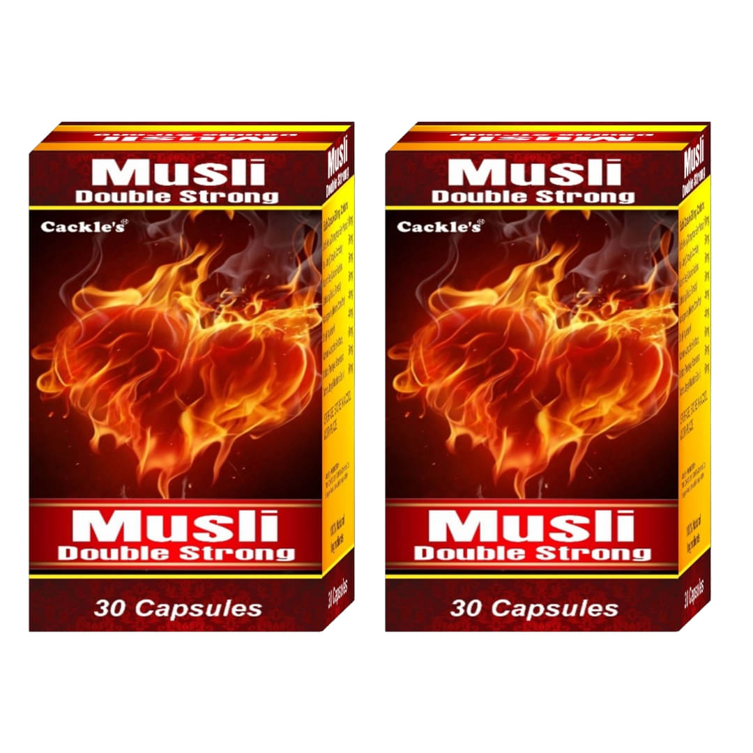 Ayurvedic Double Strong Musli Capsule 30no.s Only Use For Men Pack of 2 Ayurvedic Double Strong Musli Capsule 30no.s Only Use For Men Pack of 2