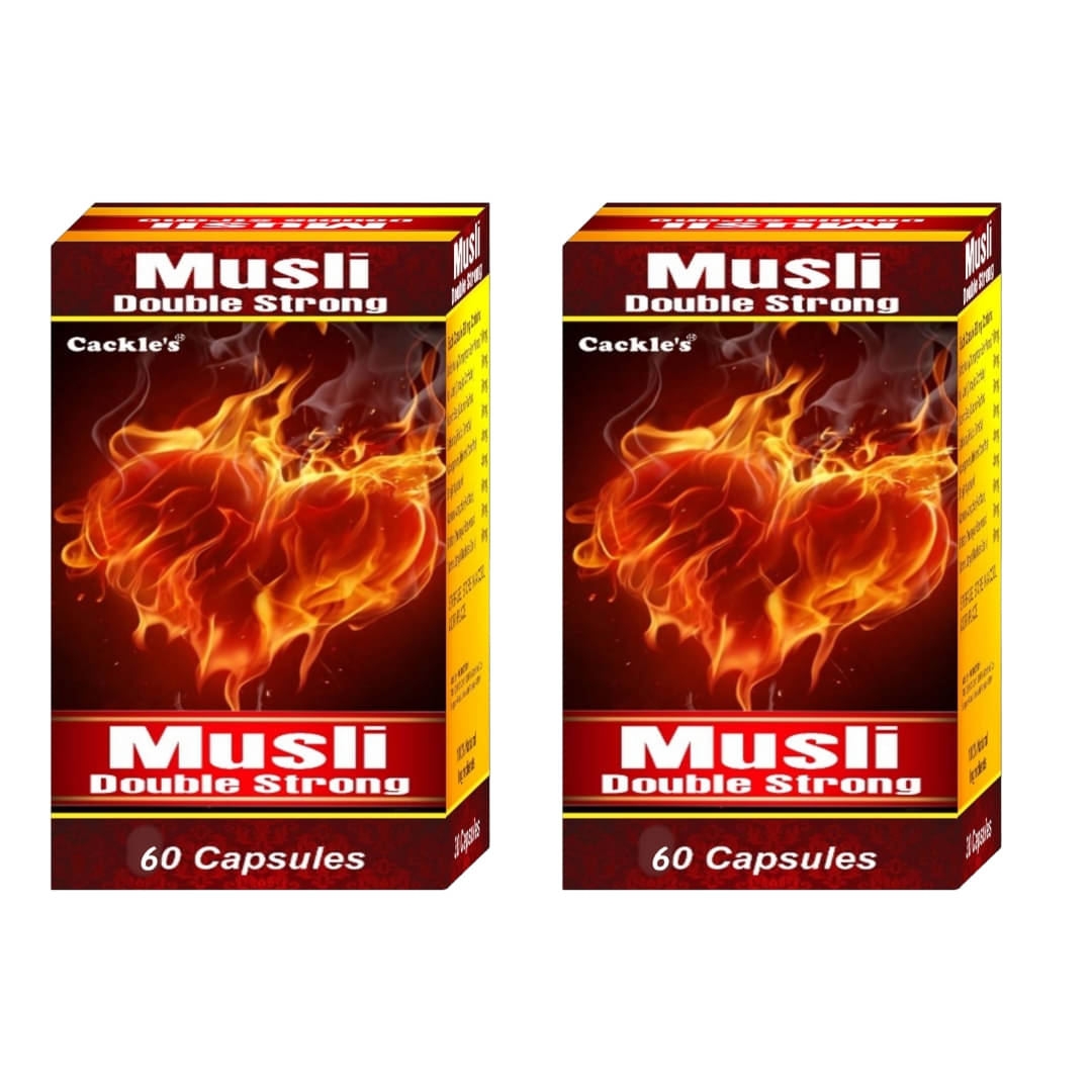     			Ayurvedic Double Strong Musli Capsule 60no.s Only Use For Men  Pack of 2