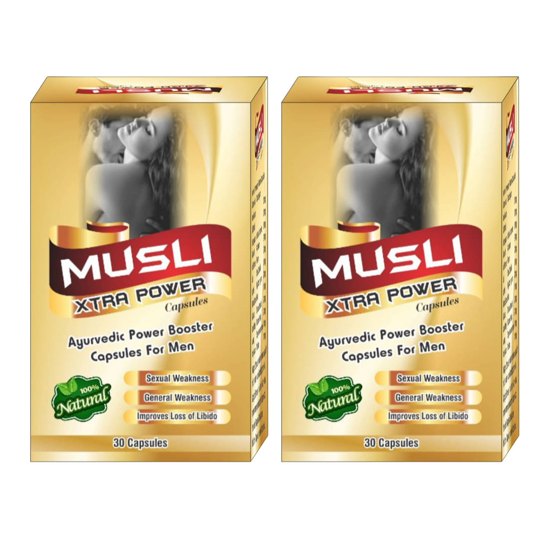 Ayurvedic Musli Xtra Power Capsule 30no.s Only Use For Men Pack of 2 Ayurvedic Musli Xtra Power Capsule 30no.s Only Use For Men Pack of 2