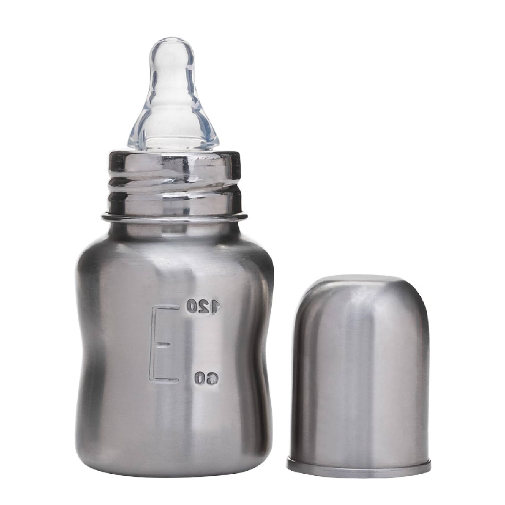 BBYARAJ 120 Silver Feeding Bottle ( Pack of 1 ) BBYARAJ 120 Silver Feeding Bottle ( Pack of 1 )