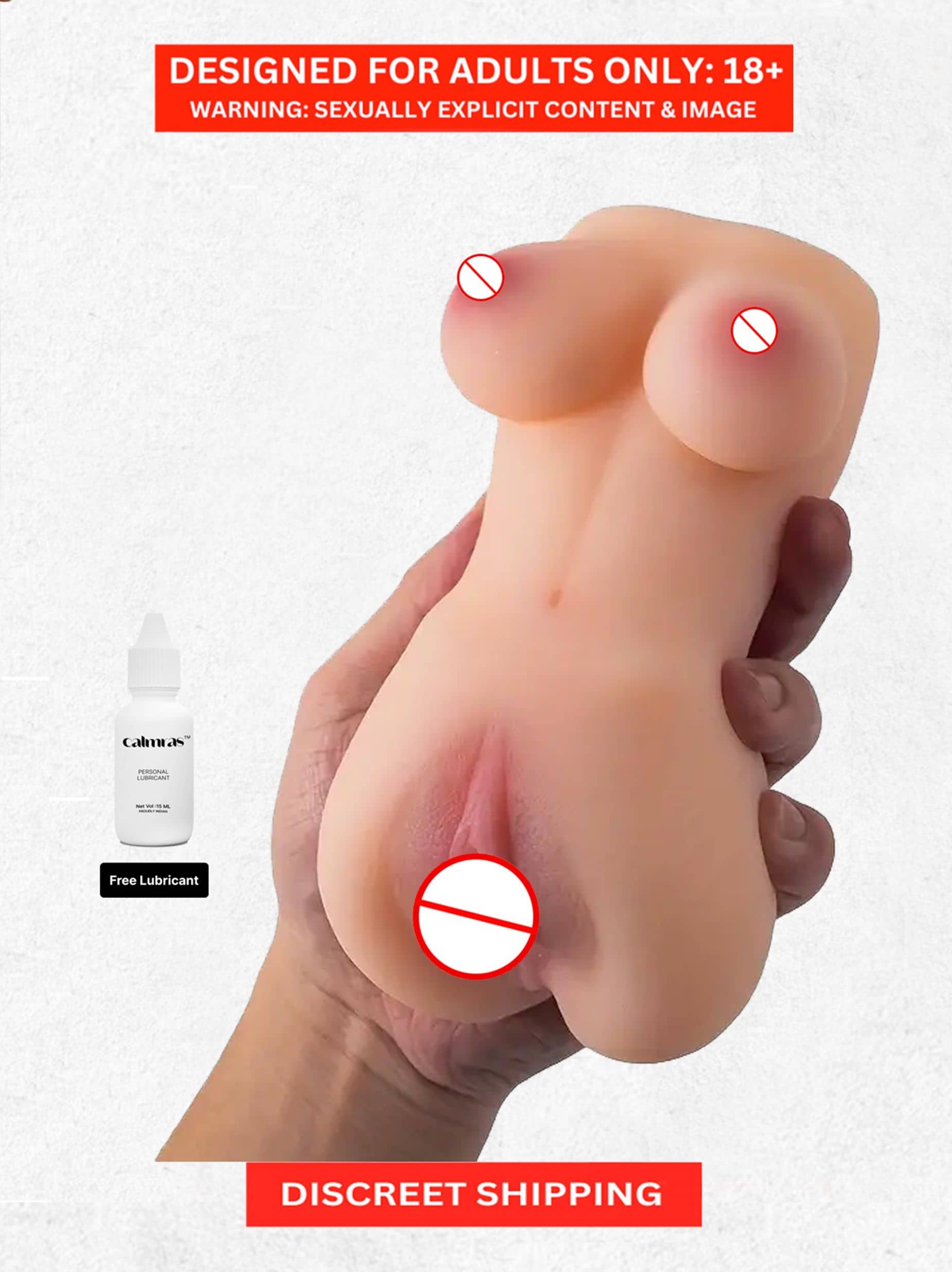 Breast & Vagina Hot Sexy Micro Doll for Men Masturbation Enjoy real Partner Sex ( Free Lube)
