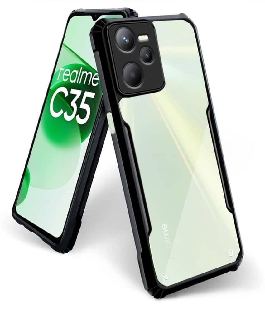 Case Vault Covers Shock Proof Case Compatible For Polycarbonate Realme C35 ( Pack of 1 ) Case Vault Covers Shock Proof Case Compatible For Polycarbonate Realme C35 ( Pack of 1 )