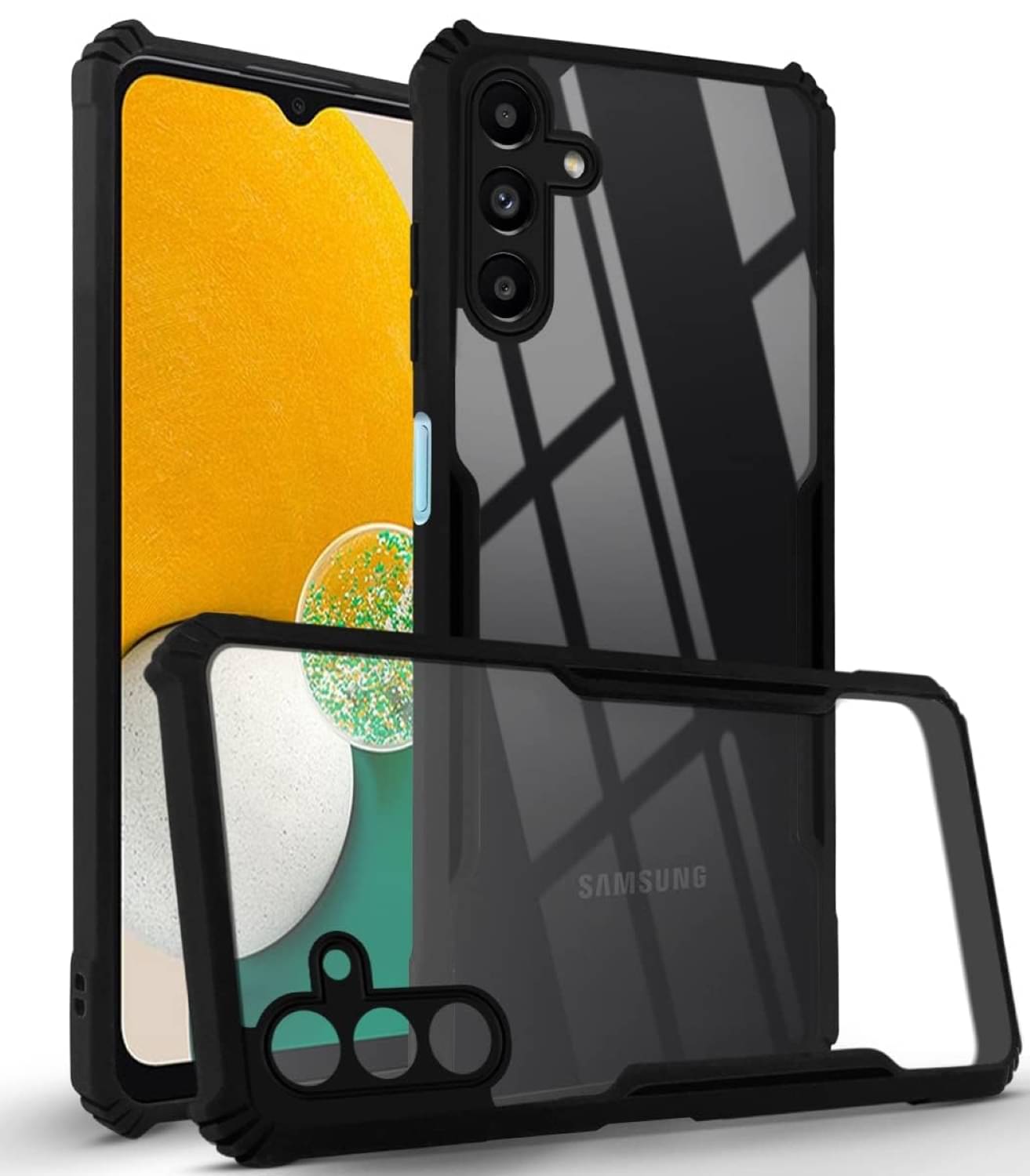     			Case Vault Covers Shock Proof Case Compatible For Polycarbonate Samsung Galaxy A04S ( Pack of 1 )