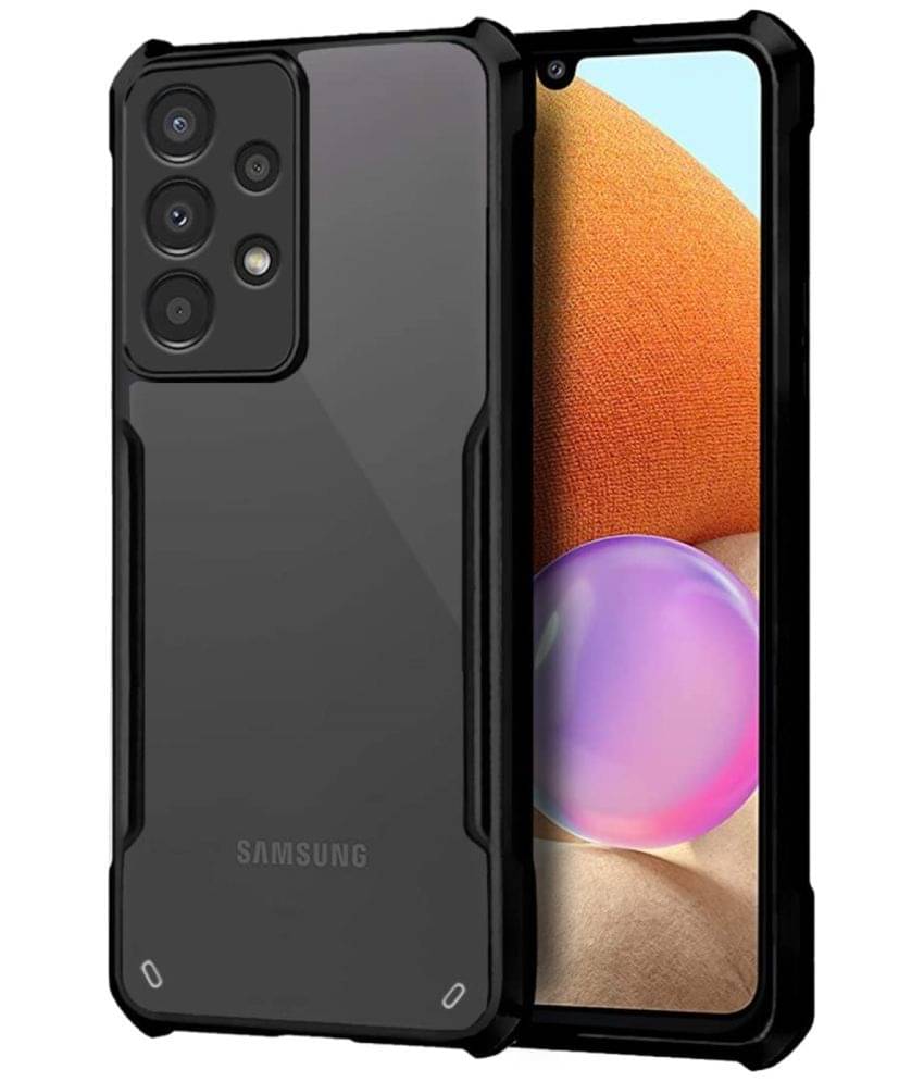     			Case Vault Covers Shock Proof Case Compatible For Polycarbonate Samsung Galaxy A32 ( Pack of 1 )