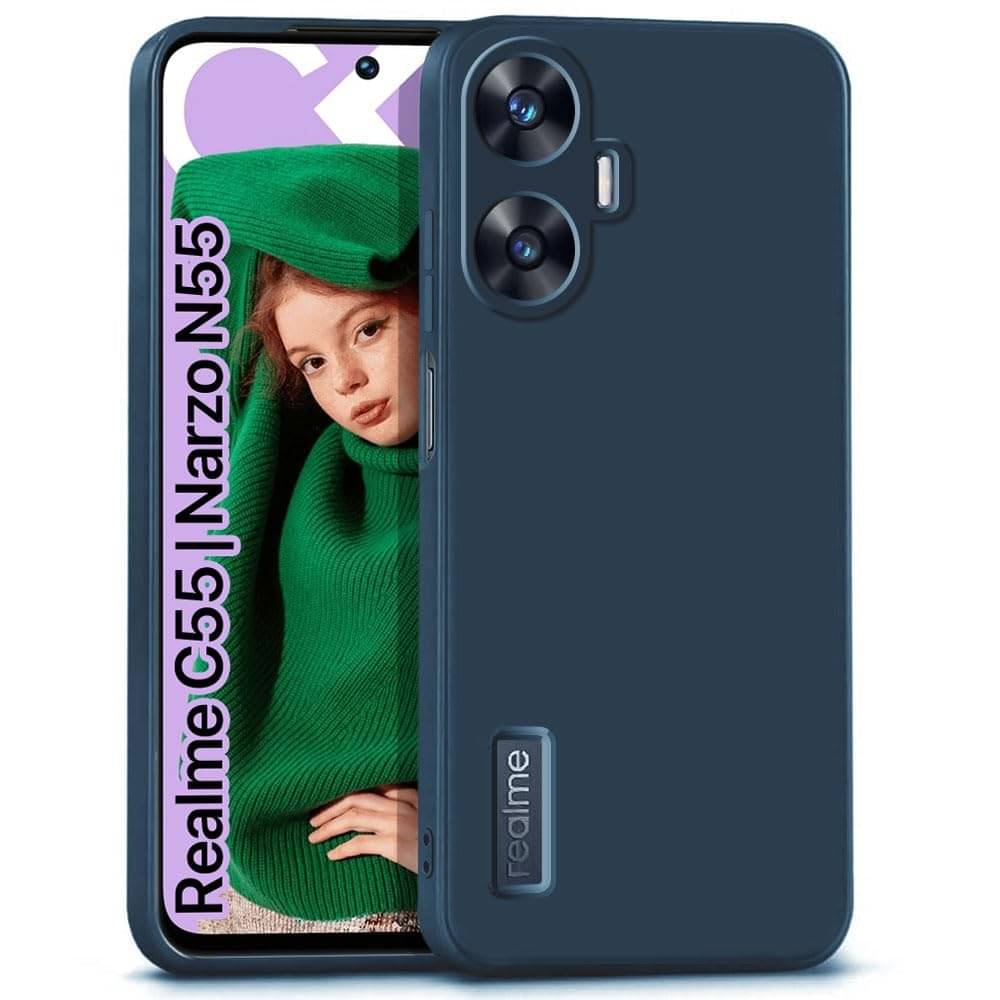 Case Vault Covers Silicon Soft cases Compatible For Silicon Realme C55 ( Pack of 1 ) Case Vault Covers Silicon Soft cases Compatible For Silicon Realme C55 ( Pack of 1 )