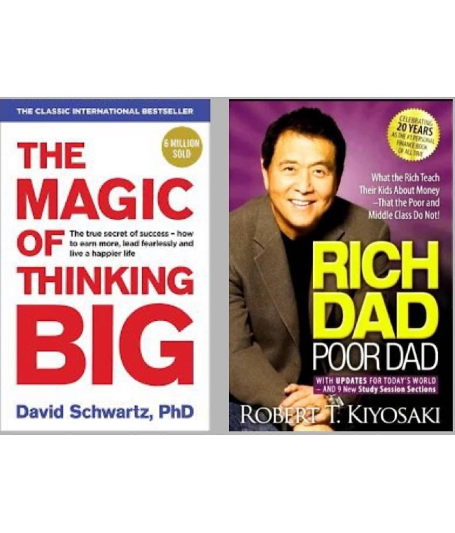 ( Combo of 2 books ) The Magic Of Thinking Big + Rich Dad Poor Dad - paperback ( Combo of 2 books ) The Magic Of Thinking Big + Rich Dad Poor Dad - paperback