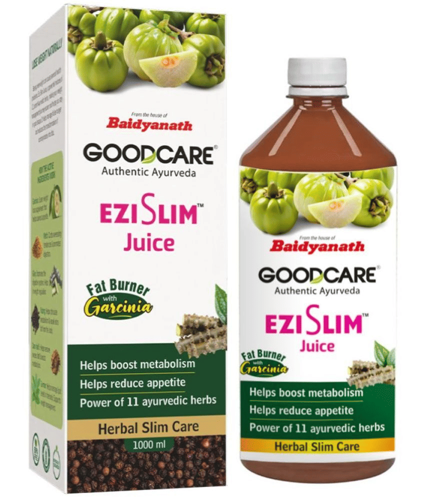 Goodcare EziSlim Juice, Ayurvedic Fat Burner, Boosts Metabolism, Supports Digestion, Controls Appetite, No Added Sugar 1000ml