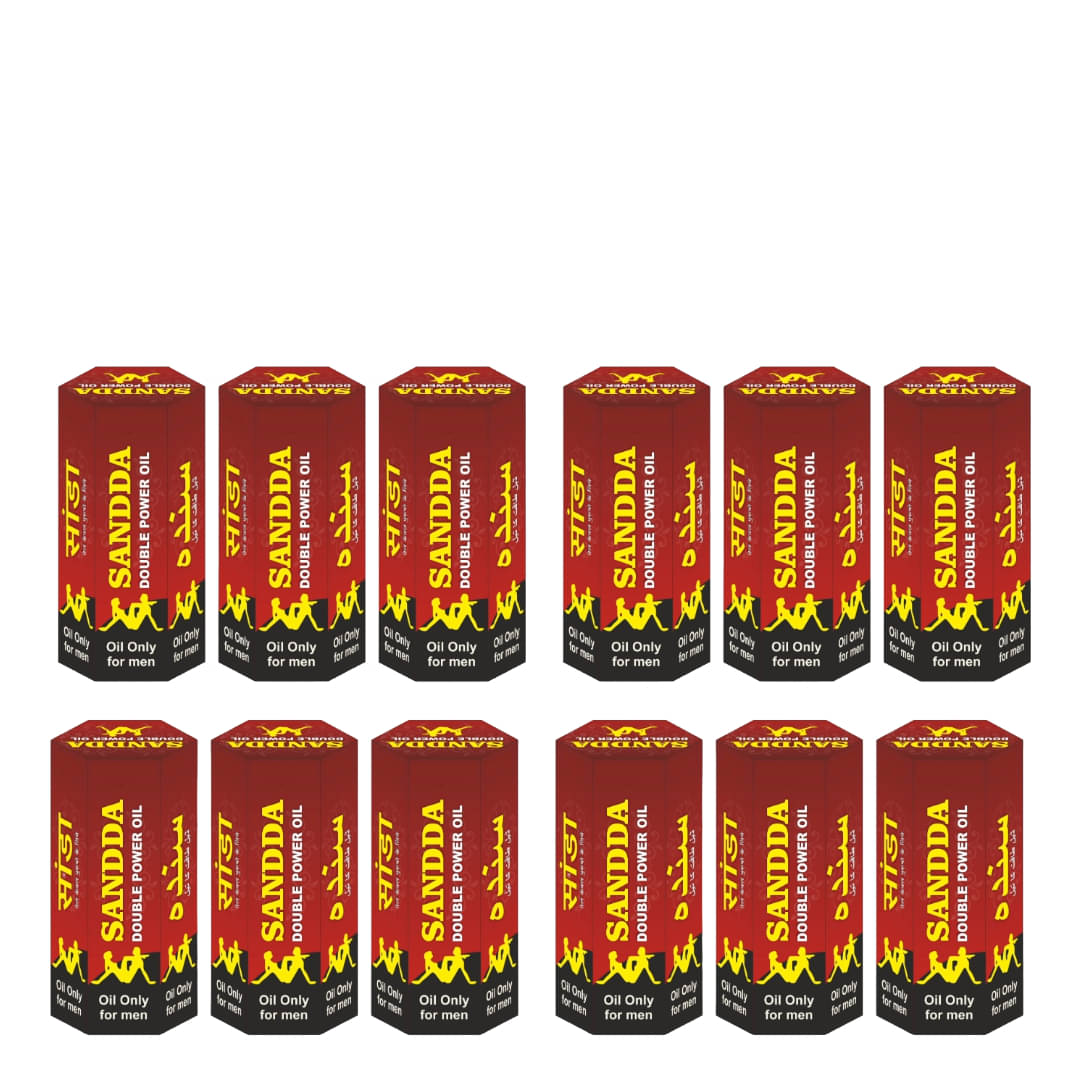 Herbal Sandda Double Power Oil 10ml x 12 Bottles Herbal Sandda Double Power Oil 10ml x 12 Bottles
