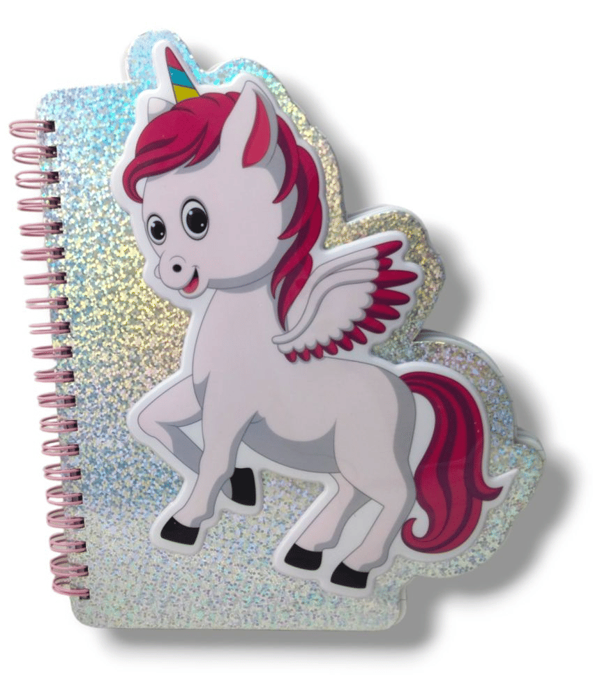 Kalra Magic Glitter Notebook Dairy A5 Size+Horse Water Glitter Pen+ Horse Giltter + (Dairy+Pen) Kalra Magic Glitter Notebook Dairy A5 Size+Horse Water Glitter Pen+ Horse Giltter + (Dairy+Pen)