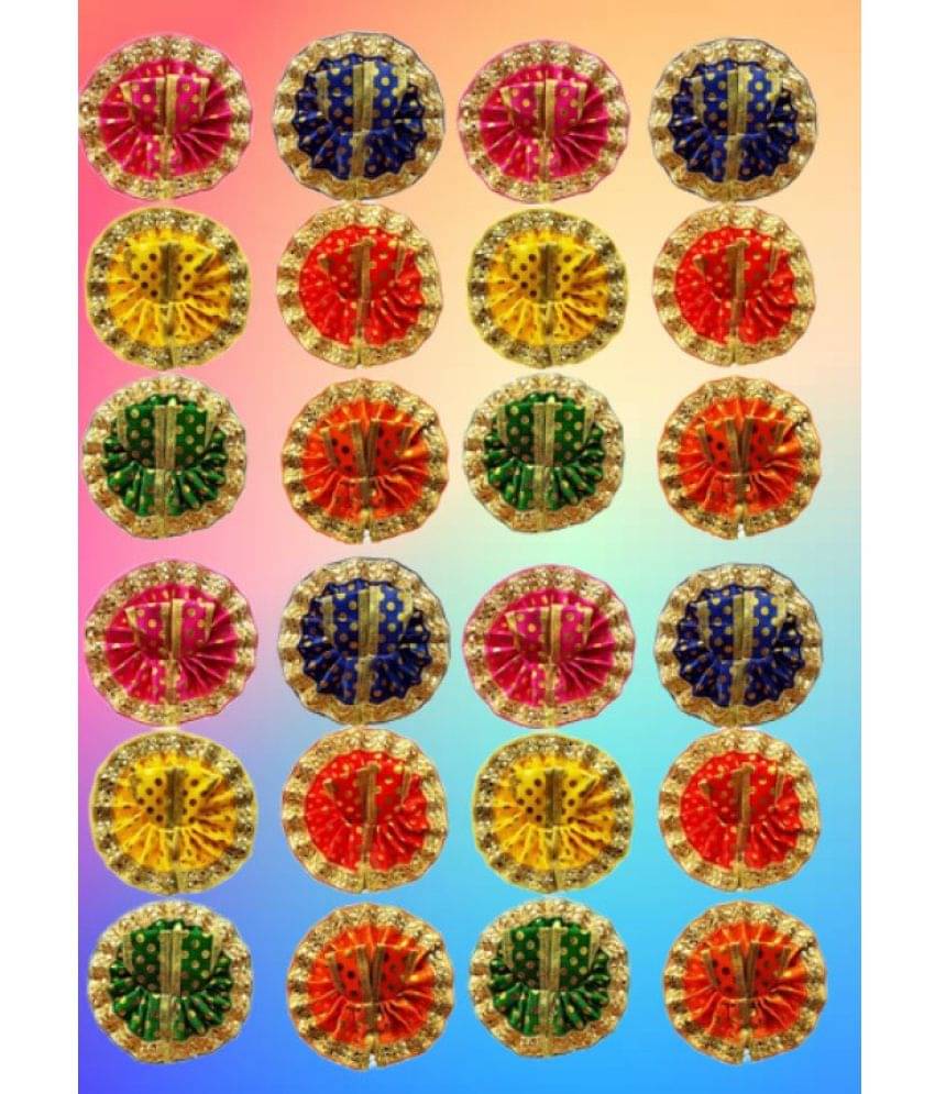 Lootnixx Laddu Gopal Goli Designe Golden Poshak 24 Piece (Size 0 No ) Set Dress     			Lootnixx Laddu Gopal Goli Designe Golden Poshak 24 Piece (Size 0 No ) Set Dress