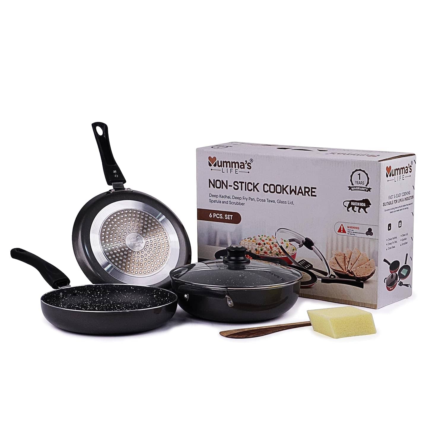 Mumma's Life Grey Aluminium ( Set of 1 ) - Cookware | Buy online on ZillyBuy