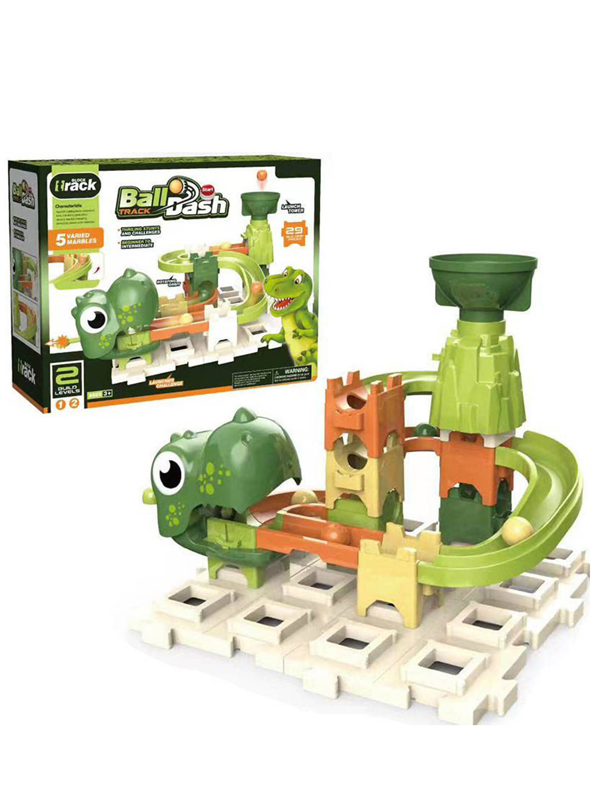     			RAINBOW RIDERS  Ball Dash Track Block Track for Kids DIY Building Blocks Assembled Track For 3+ Years Girls & Boys 40 Piece's multicolor Ball Dash Track 40 Piece's Educational Blocks Track For Kids Development Ball Dash Track With 40 Building Pieces