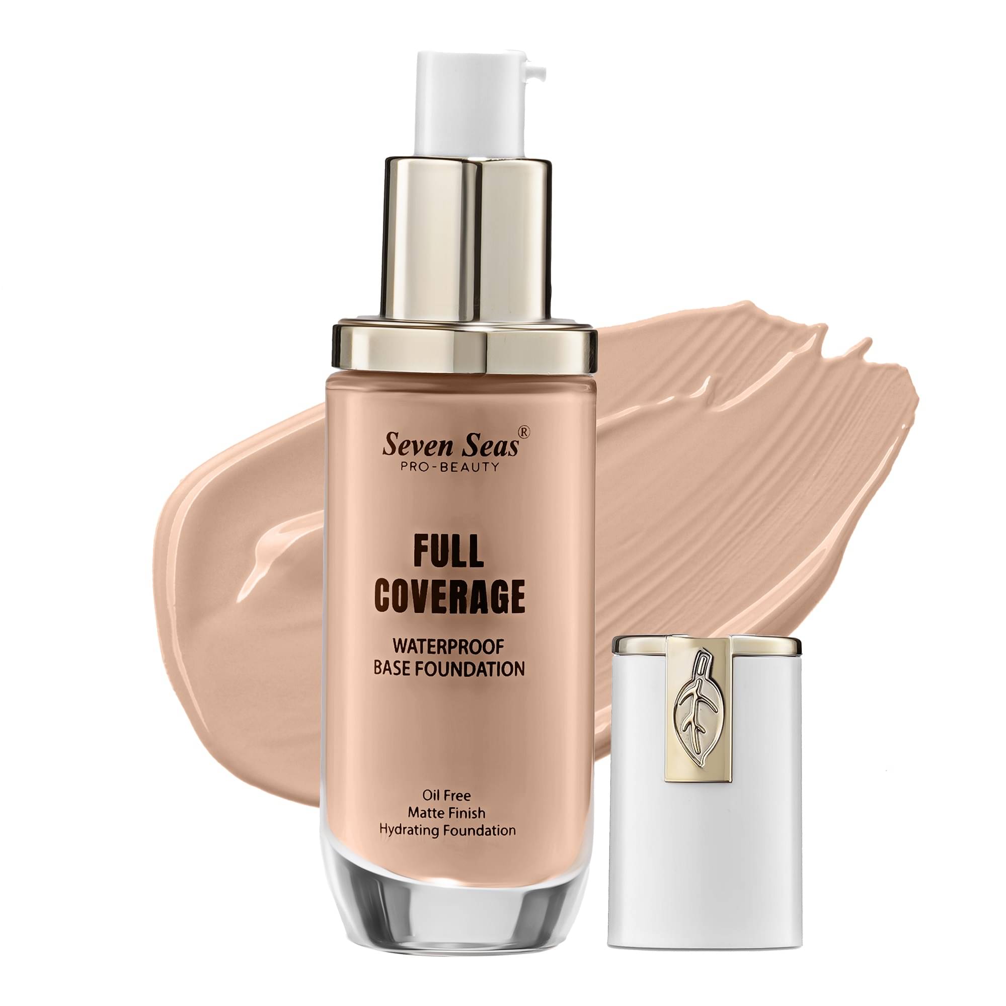     			Seven Seas Full Coverage Waterproof Oil Free Matte Finish Hydrating Foundation (Natural)