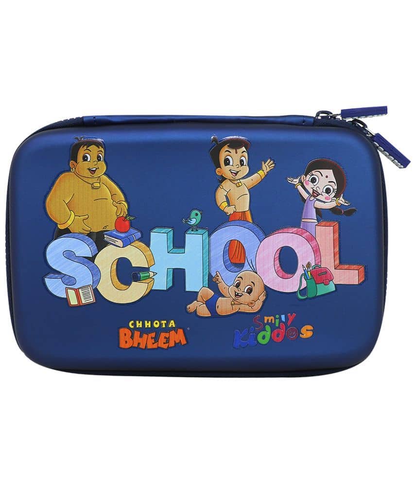 Single compartment eva pencil case school theme