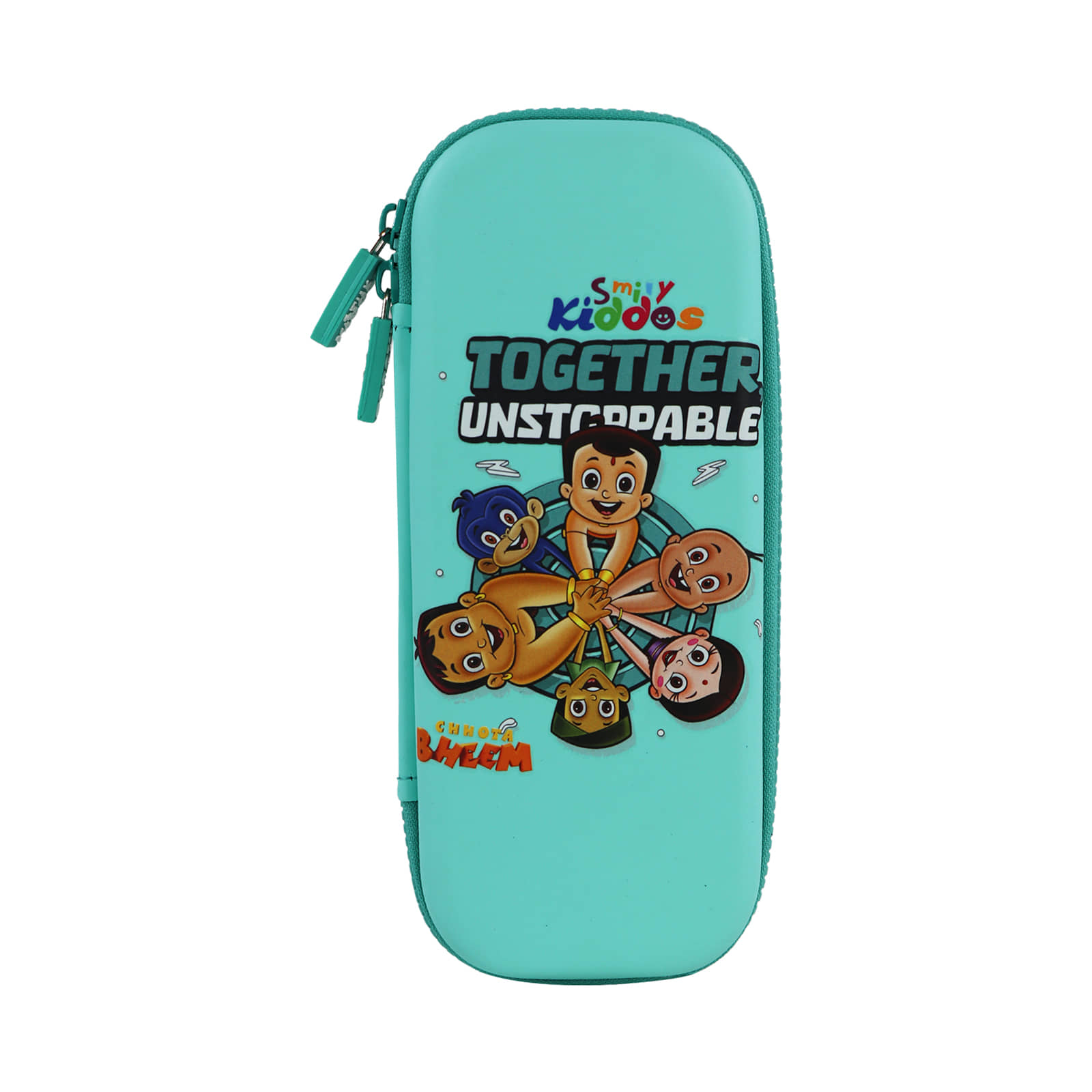 eva hardtop Small Pencil case Chota bheem unstopabble - Pastel green