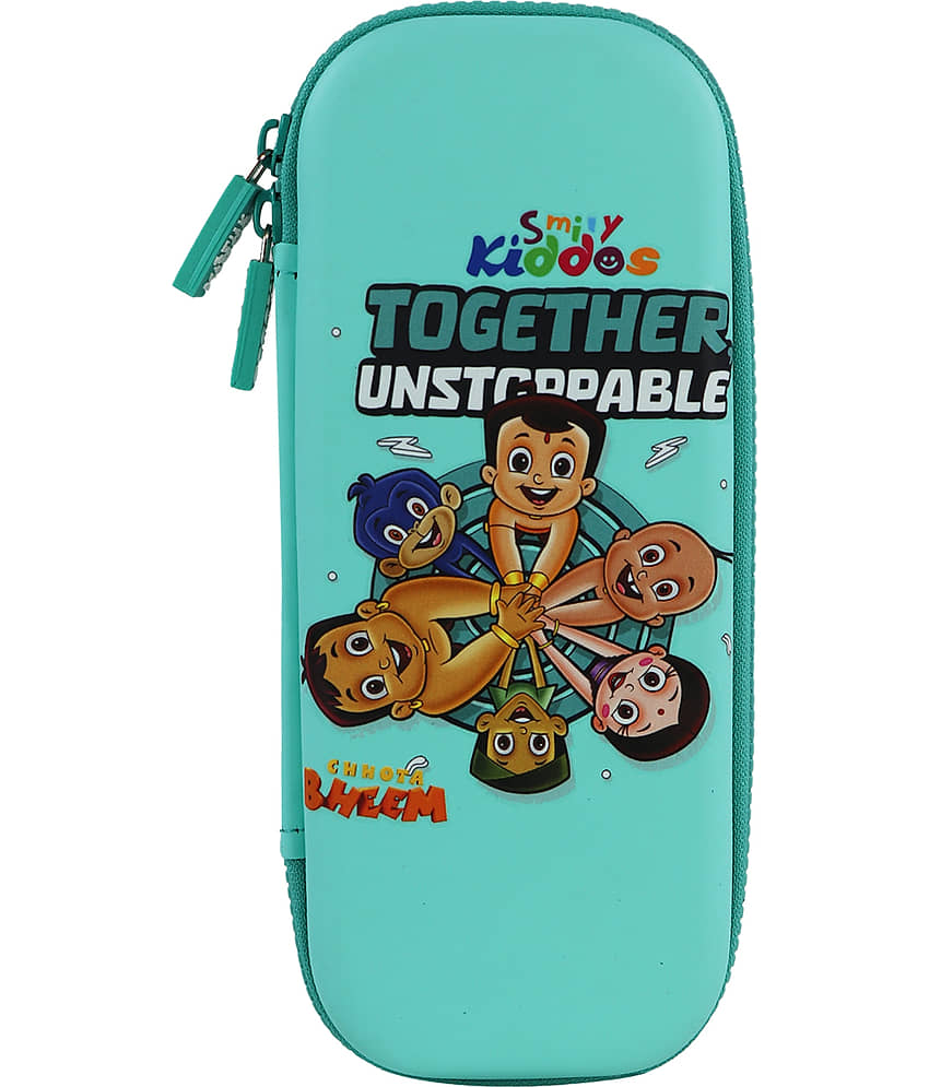 eva hardtop Small Pencil case Chota bheem unstopabble - Pastel green - Stationery | Buy online on ZillyBuy