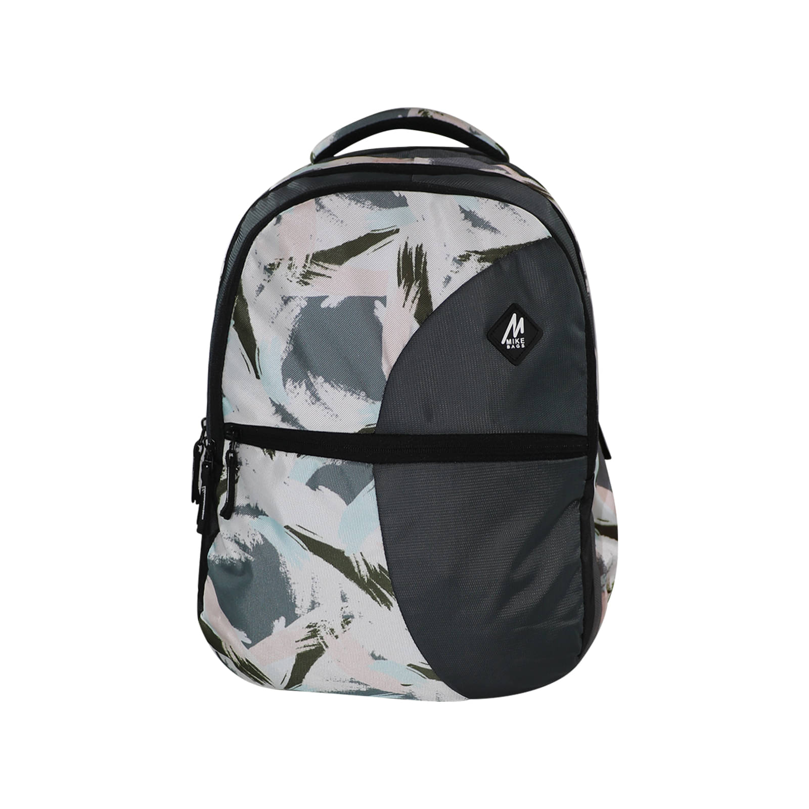     			mikebags 30 Ltrs Grey Polyester College Bag