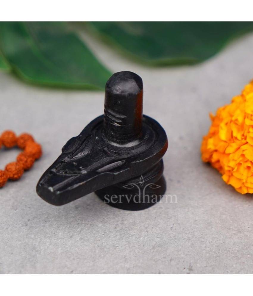    			ServDharm Marble Shivling Idol ( 6.35 cm )