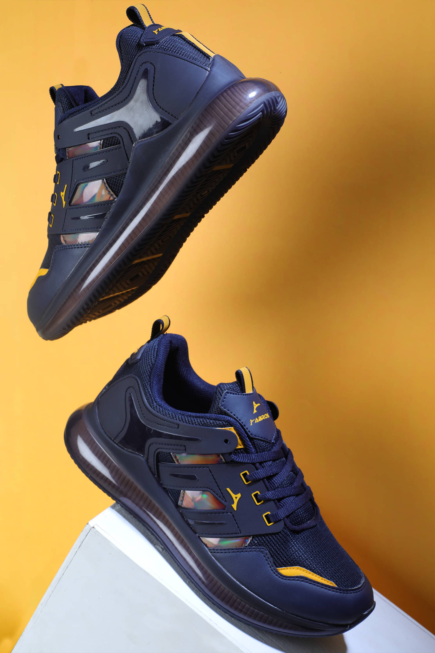     			Abros BAIRSTOW-7 Mustard Men's Sports Running Shoes