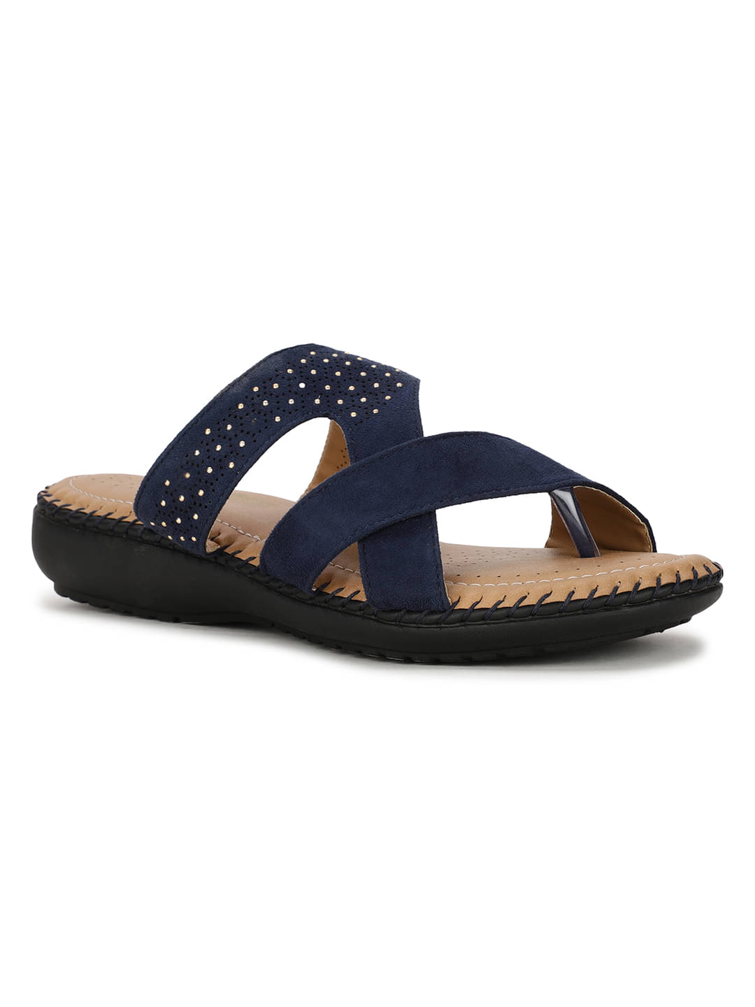     			Bata Comfit Navy Women's Flats