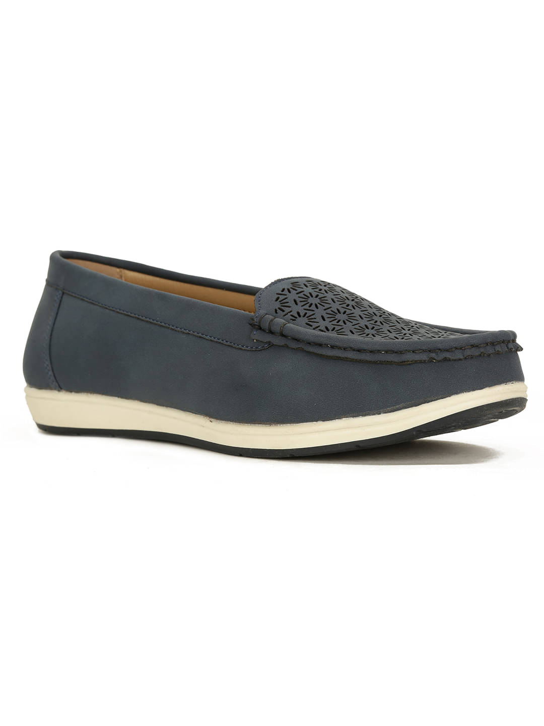     			Bata Navy Blue Women's Loafers
