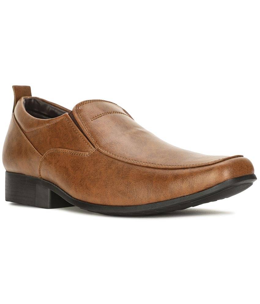 Bata Tan Men's Slip On Formal Shoes Bata Tan Men's Slip On Formal Shoes